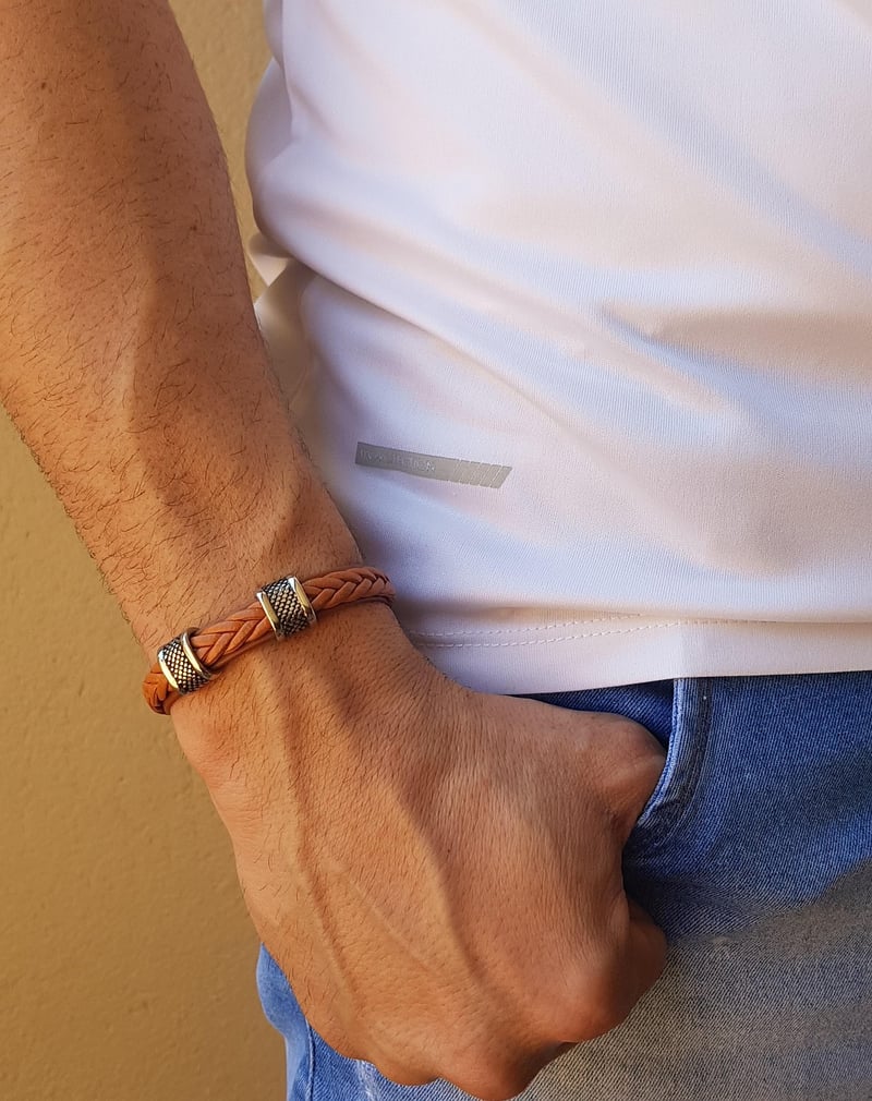 Upcycled Leather Bracelets