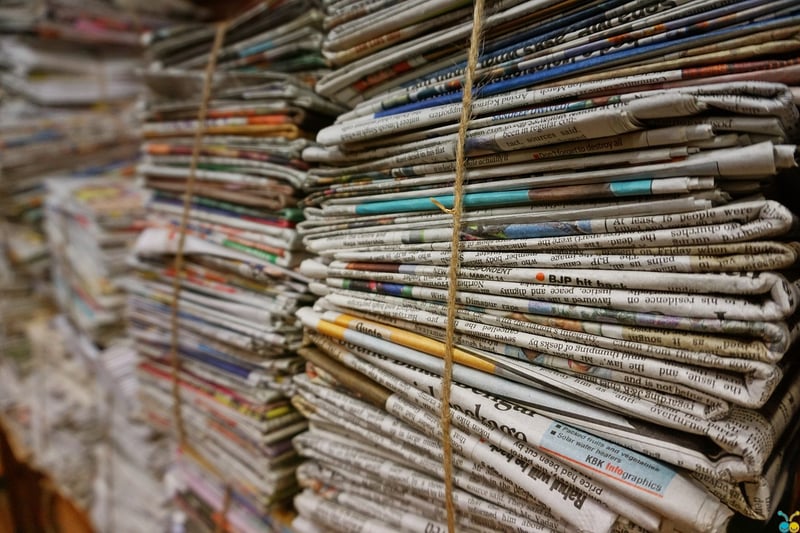 Newspaper Art Collage